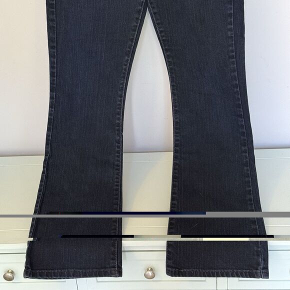 Levis 515 Women's Jeans Boot Cut Stretch Size 8 Dark Wash Blue Denim - Picture 5 of 9